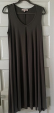 Woman's Philosophy Republic Army Green Tank Sleeveless Swing Dress Stretch Large