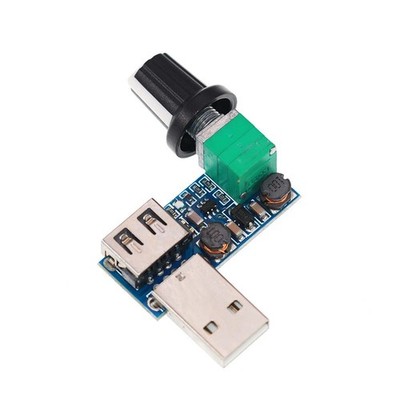 5V für USB Lüfter Spannungsregler einstellbar 2,5V bis 7,5V Smooth Airflow Con