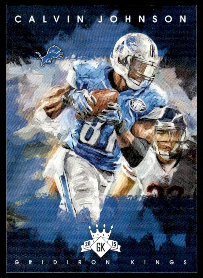 2015 Panini Gridiron Kings Calvin Johnson Detroit Lions #59