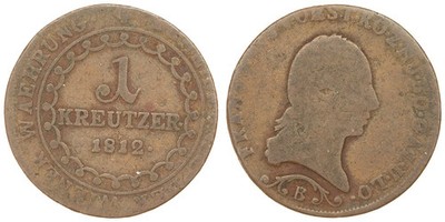 Austria - 1 Kreuzer 1812 B - Francis I | eBay