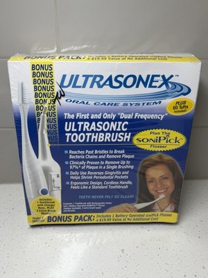 Vitg 2001 Ultrasonex Ultrasonic Toothbrush & Sonipick Flosser System Salton NEW