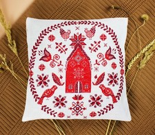 Counted Cross Stitch/Tapestry Cushion Pillow Cover COZY Embroidery Kit
