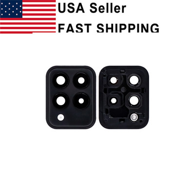 Rear Back Camera Glass Lens Cover Metal Frame For T-Mobile Revvl 6 PRO 5G