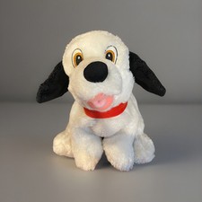 101 Dalmatians Dog Core Lucky Red Collar Disney Store Stuffed 11" Plush Bean Bag