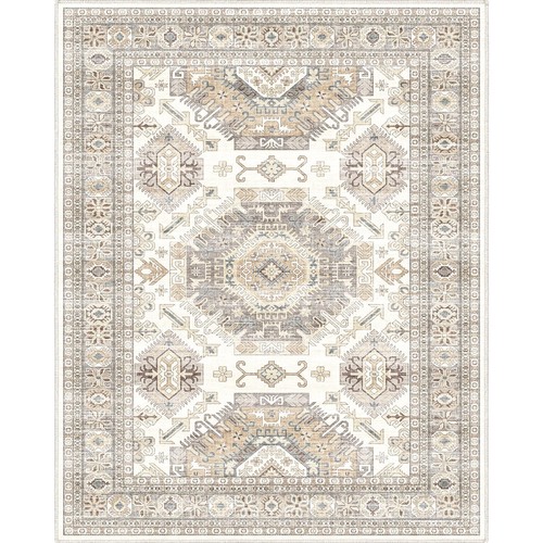 8x10 Area Rugs for Living Room, Washable Rug 8x10,Vintage Rug for Farmhouse B...