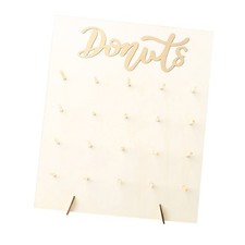 _Wooden Donut Wall Bracket Donut Holder Wedding Party Decoration Birthday