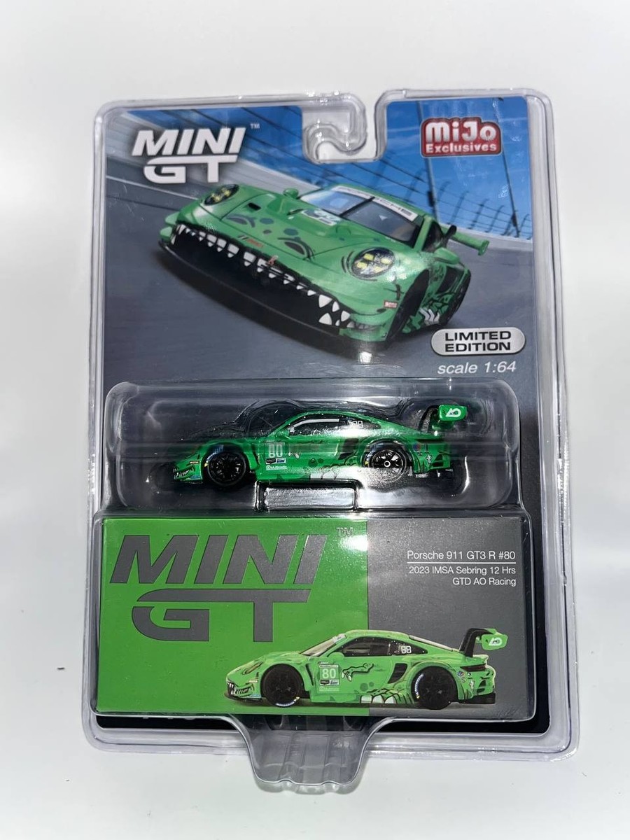 MINI GT Porsche 911 GT3 R Rexy Roxy GTD AO Racing 2023 IMSA