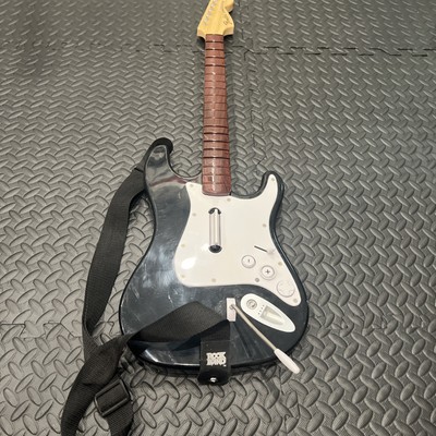 Rock Band Harmonix NWGTS2 Fender Stratocaster Guitar Wii Nintendo XBOX No Dongle
