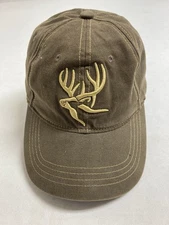 Vintage Primos Game Calls Brown Hat With Embroidered Logo One Size Stretch Back