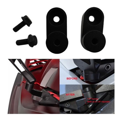 1.25'' Height Increase Mirror Riser Set For Polaris Slingshot