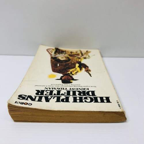 High Plains Drifter By Ernest Tidyman Paperback Book Western Clint Eastwood - Picture 6 of 18