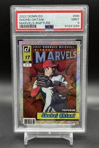 2022 Panini Donruss #M-9  Shohei Ohtani Rapture Los Angeles Angels PSA 9