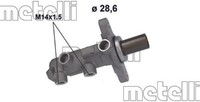 Metelli 05-0848 Hauptbremszylinder Bremszylinder FüR Ford