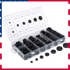170pc Rubber Grommet Assortment 7 Sizes Sheet Metal Auto Body Firewall Hole Plug 170pc Rubber Grommet Assortment 7 Sizes Sheet Metal Auto Body Firewall Hole Plug