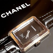 Chanel Women Watch Vintage Boyfriend H4884 Date Unisex Working Product VHTF Desi