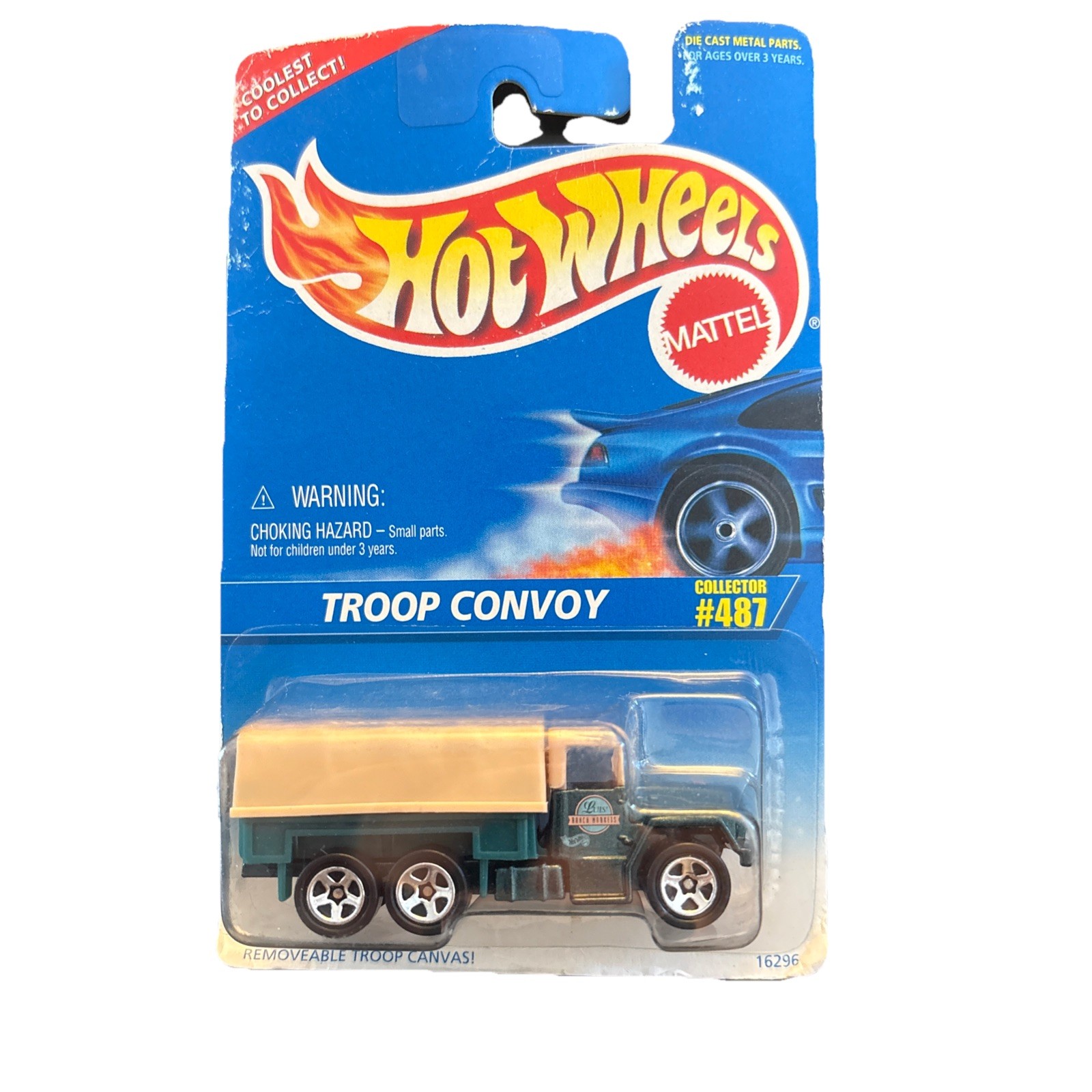 HOT WHEELS-TROOP CONVOY #487-1995-SEALED ON CARD
