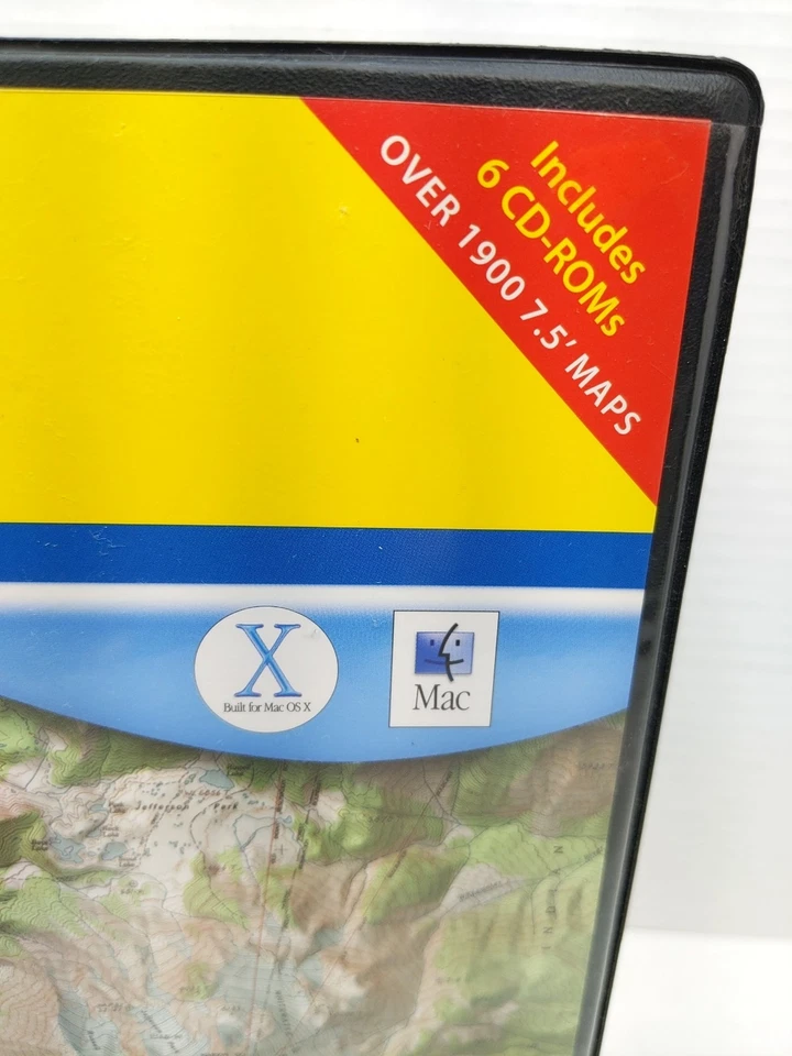 National Geographic TOPO! Topographic Maps Oregon For Mac (CD-ROM) GPS Ready - Image 2 of 4