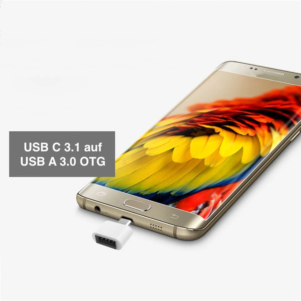USB C auf USB A Adapter OTG USB Stick für Samsung MacBook Xiaomi iPhone - Bild 3 von 4