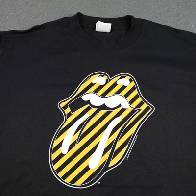 Vintage Rolling Stones No Security Shirt Mens XL Black Tour 1999
