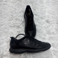 GEOX Respira Men  s 11 Shoes Black Vented Breathable No Lace Slip On Comfort