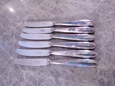 WMF Modell 200 Kreuzband Obstmesser 16.5 cm für 6 Personen Silber 90er