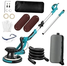 Drywall Sander, 1250W 11.5-Amp Electric Drywall Sander with Vacuum, Blue