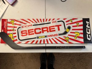 CCM SECRET MINI 2025 Right Handed SUPER Secret RARE - XF Ghost -Black