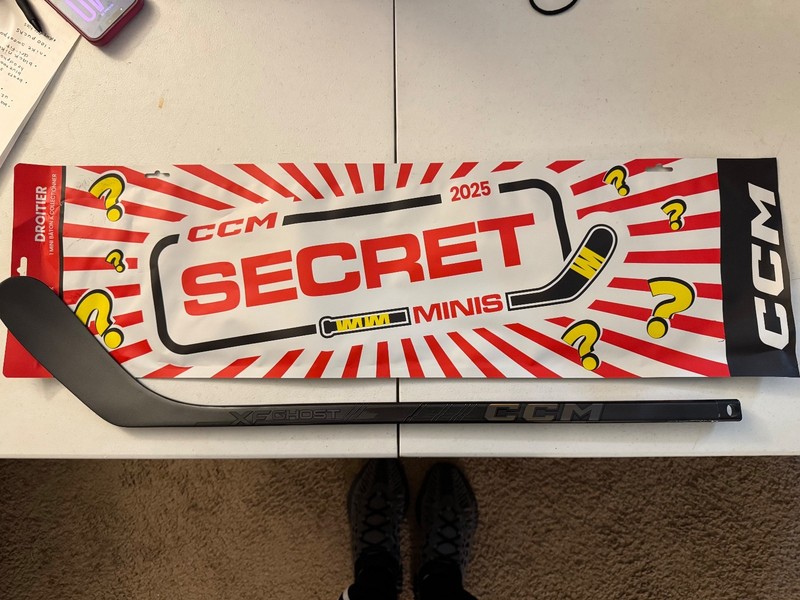 CCM SECRET MINI 2025 Right Handed SUPER Secret RARE - XF Ghost -Black