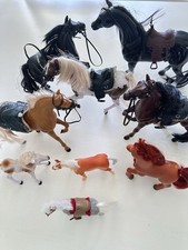 Lot Of 9 Plastic Horses
