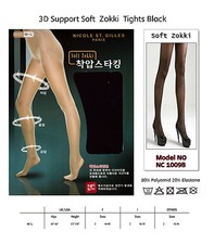 3D Correction appeared fashion tights, pantyhose: Black Tights