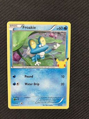 1x Froakie 22/25 McDonald's Promos 2021 Pokemon TCG Card NM