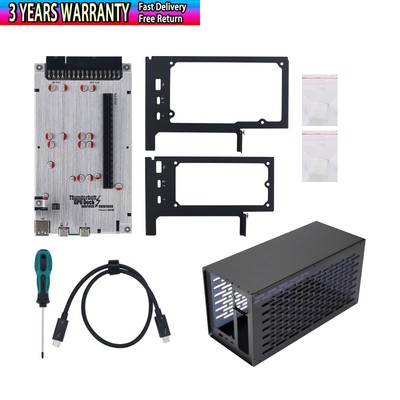 TH3P4G3 Mini GPU Dock + ATX Power Supply Case for Thunderbolt-Compatible 3/4
