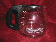 Mr Coffee jarra de 12 tazas cafetera de vidrio con tapa negra extraíble "Envío gratuito"