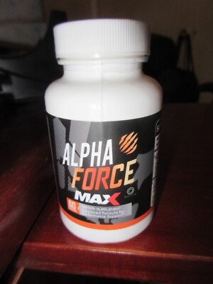 Alpha Force Dietary Supplement For Men ED, AlphaForce (60 Capsules) 09/30/2026