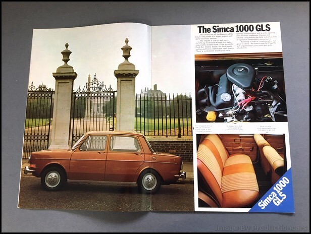 1974 Simca 24-page Vintage Car Sales Brochure Catalog - 1000 Rallye ...