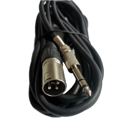 Pro XLR 3Pin Male 1/4'' TRS Mixer to Powered Monitor Speaker Cable 6Ft 15Ft 25Ft