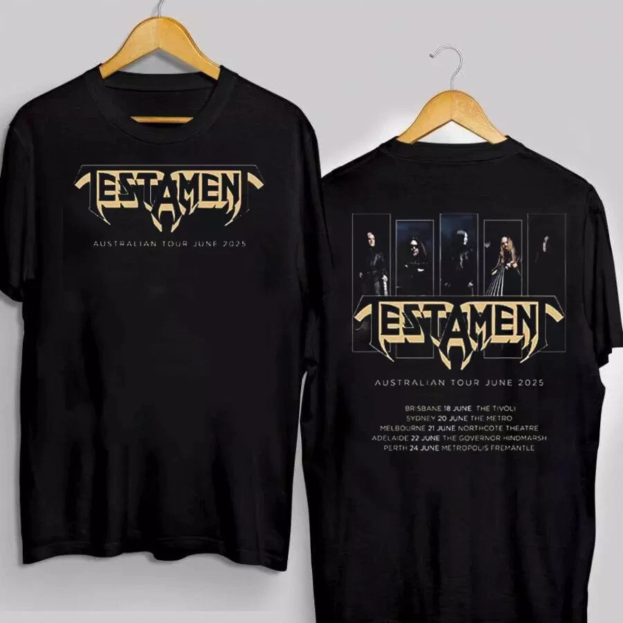 Testament Australian Tour June 2025 Band Gift For Fan T-shirt