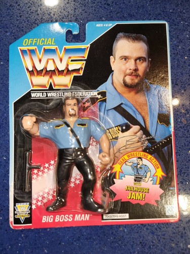 WWF Hasbro Big Boss Man MOC Series 3...