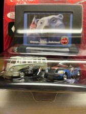 Coca Cola Billboard VW Samba Bus, Chrysler PT Cruiser Johnny Lightning Cars