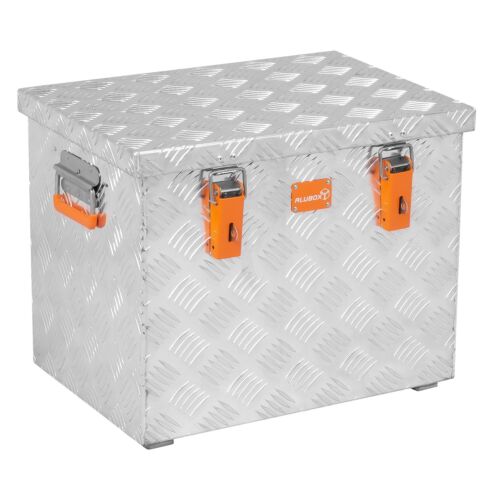 ALUBOX® R70 Riffelblech Alukiste Silber Transportbox Truckbox 52 x 37 x 42 cm - Bild 1 von 11