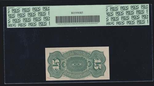 US 15c Fractional Currency Note Large Red Seal 4th Issue FR 1267 PCGS 64 Ch CU - Picture 2 of 2