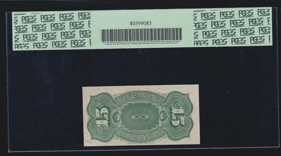 US 15c Fractional Currency Note Large Red Seal 4th Issue FR 1267 PCGS 64 Ch CU - Image 2 of 2