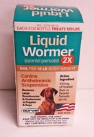 Liquid Wormer 2x For Dogs Liquid Wormer 2x For Dogs