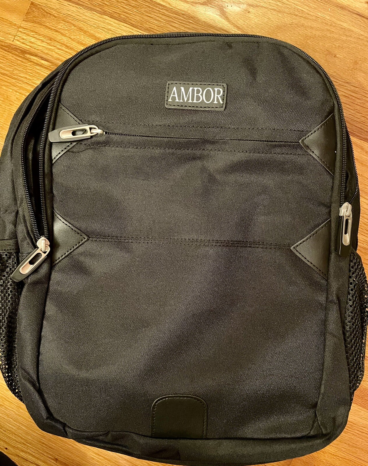 Ambor Men’s Laptop Backpack Black USB & Headphone Port NWT | eBay