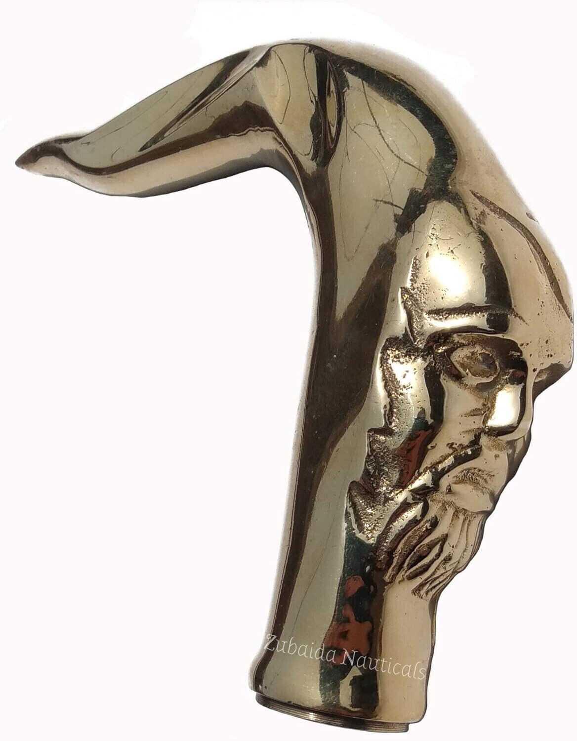 Antique Solid Brass Beautiful Designer Aliens Bra… - image 1