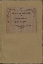 RARE 1879 Original Sources of Historical Knowledge A Plea for Their Preservation