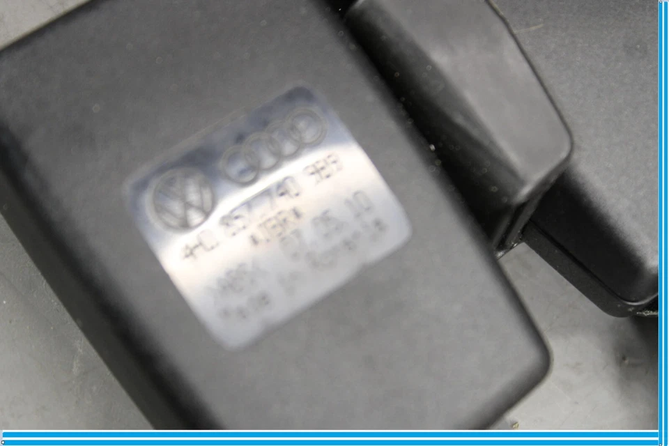 Receptor de hebilla doble centro trasero Audi A8 Quattro 11-18 OEM Foto 4 de 4