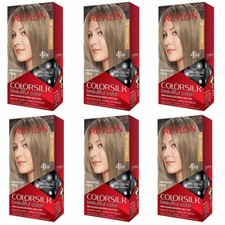 Pack of 6 New Revlon ColorSilk Permanent Color, Dark Ash Blonde 60