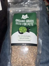 The Cat Ladies 100% Organic Cat 16oz Grass Seed Non GMO blend
