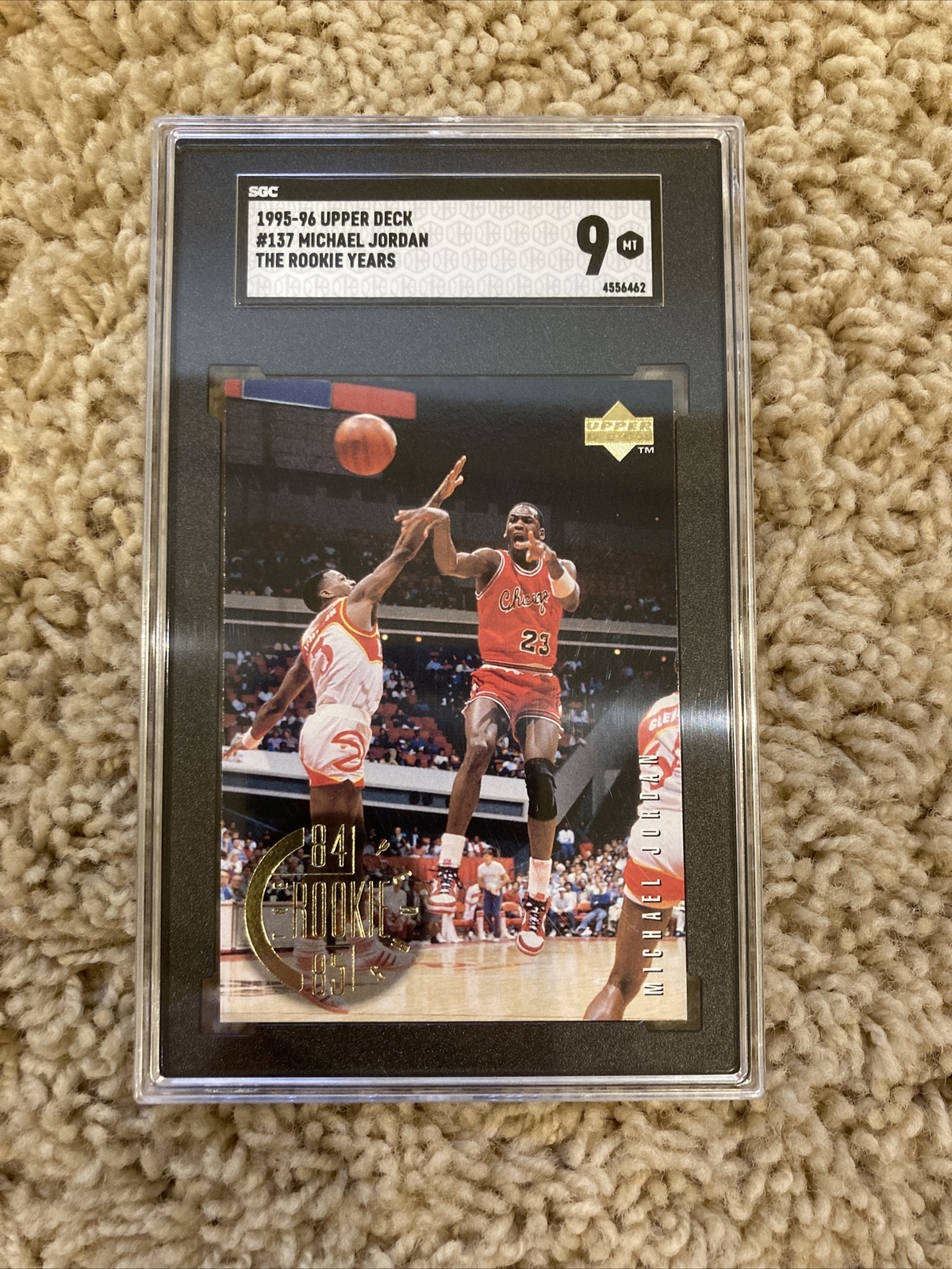 1995 Michael Jordan Upper Deck #137 The Rookie Years SGC 9